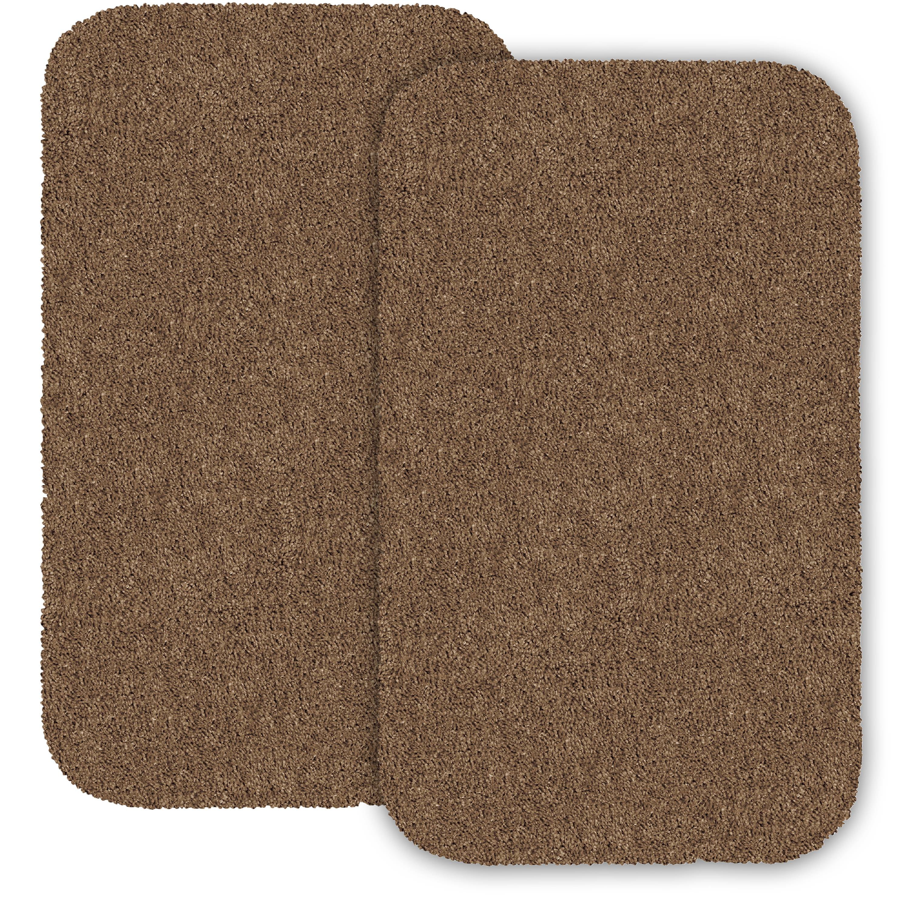 2 pk. Mainstays Performance Nylon Bath Rug Set, 19.5" x 34" & 23" x 39