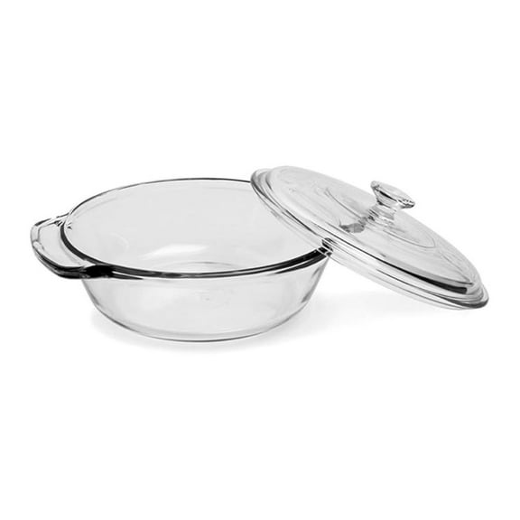 2 quart Glass Casserole Dish, Clear