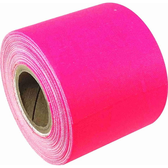 2" x 8 YARD MINI ROLL GAFFERS TAPE - FLORESCENT PINK- Single Rolls