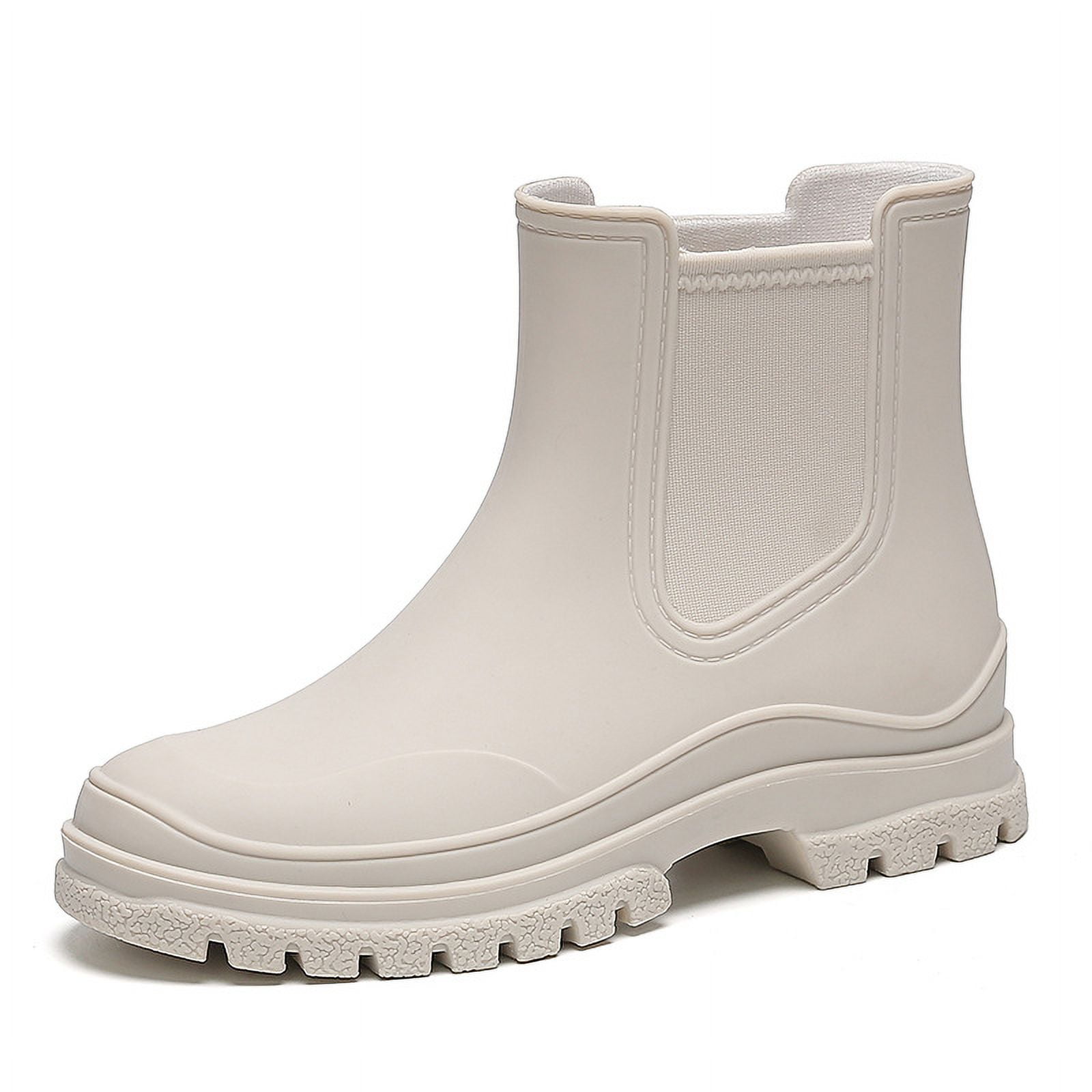 Women's Waterproof Rain Boots - Ankle Garden Shoes with Anti-Slip Sole & Comfort Insole for Outdoor Work