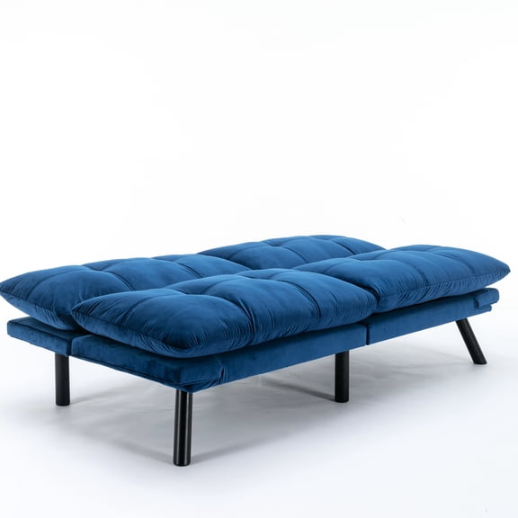 2 - seater Modern Sofa Bed / Adjustable Arm 135°, Small Room Compatibility
