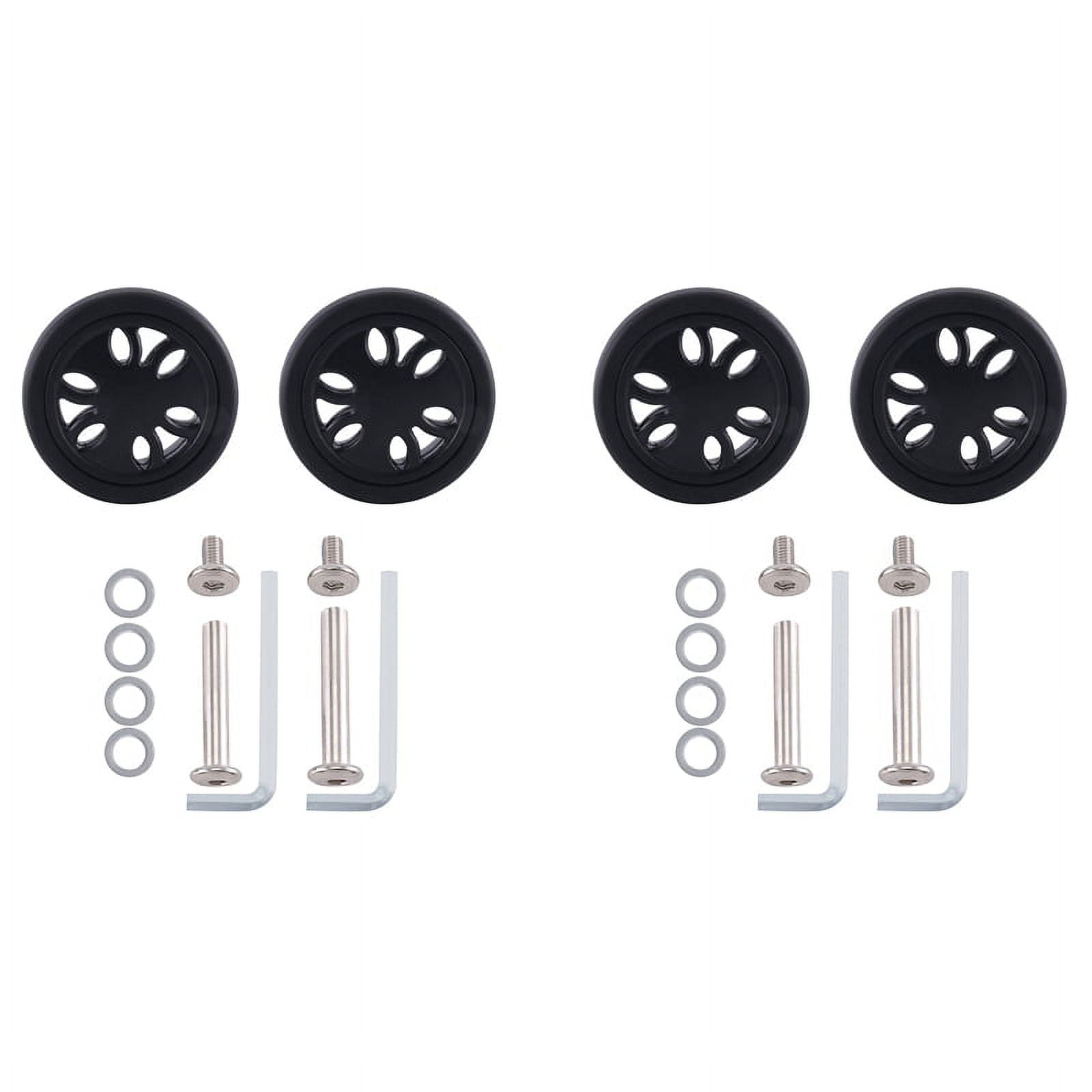 2 set 50mm X12mm Luggage Wheels Replacement Wear Resistant PU Caster