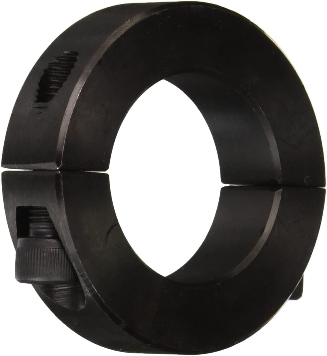 2 set Metal 2C125 Steel TwoPiece Clamping Collar, Black Oxide