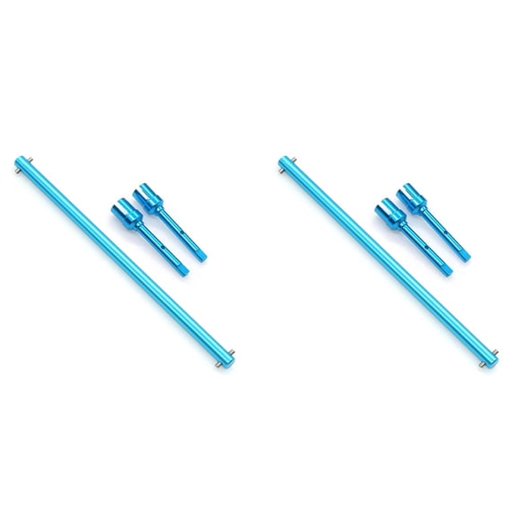 2 set Metal Central Drive Shaft and Propeller Joint Set for TT-02 TT-02B TT02 TT02B 1/10 RC Car Upgrade Parts,1