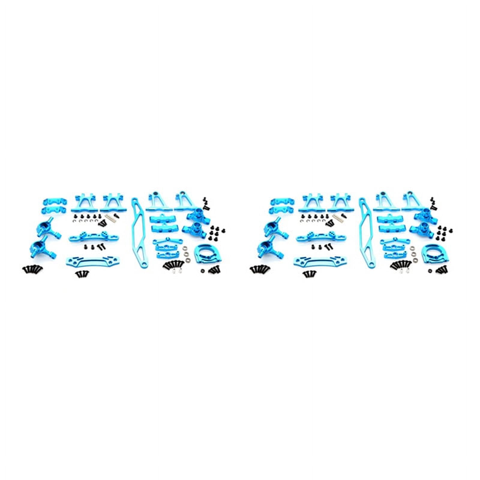 Kit De Direction Aluminium Pour Tamiya TT02 1:10 – Pièces RC Mise à Niveau Tuning TT02 Bleu