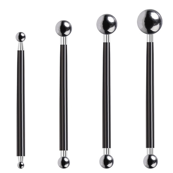 2 set Modeling Ball Tools Double Ended 8 Ball Stainless Steel Dotting Modeling Tools Clay Indentation DIY Ceramics Pottery Carving Tool Embossing Sculpting Set1 set 4 pcs