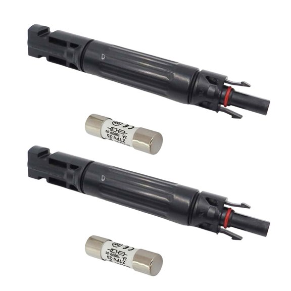 2 set Solar Fuses Connectors 1000V Sustainable Energy Connector Simple Installs for Safe Photovoltaic Systems connection