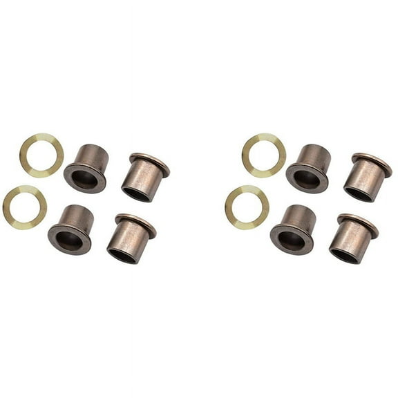 2 set Spindle Bushings Upper and Lower Bronze, Pin Wave Washer, for Club Car Precedent Golf Carts
