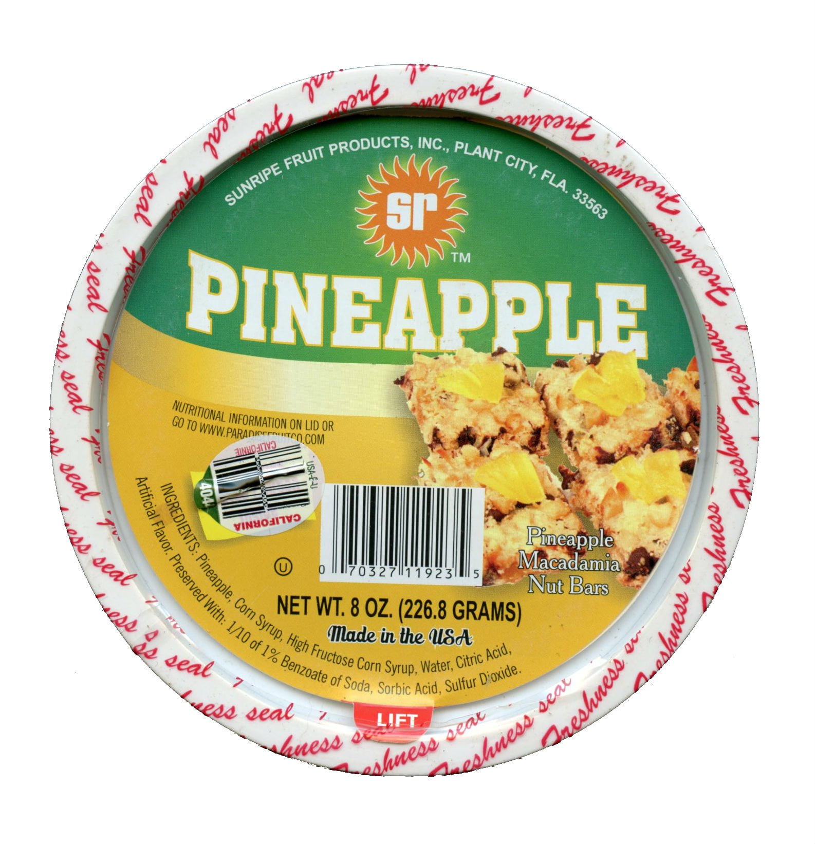 2 set Sunripe Fruit MMF7 Products Dried Candied Pineapple