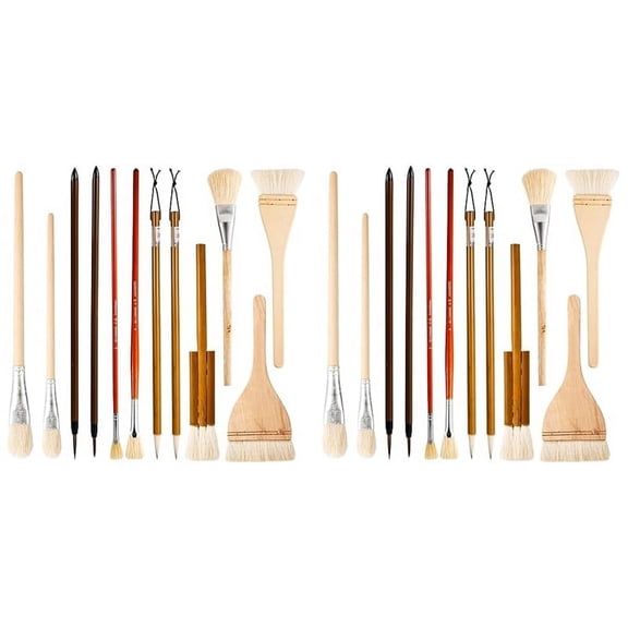 2 set x Ceramic Glaze Brush Set-As Shown