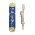 thumbnail image 1 of 2 sets Beautiful Metal Mezuzah With Kosher Scroll Included Ideal Jewish Door Blessing For Home Decor And Thoughtful Housewarming Elegant Design For Home, 1 of 1