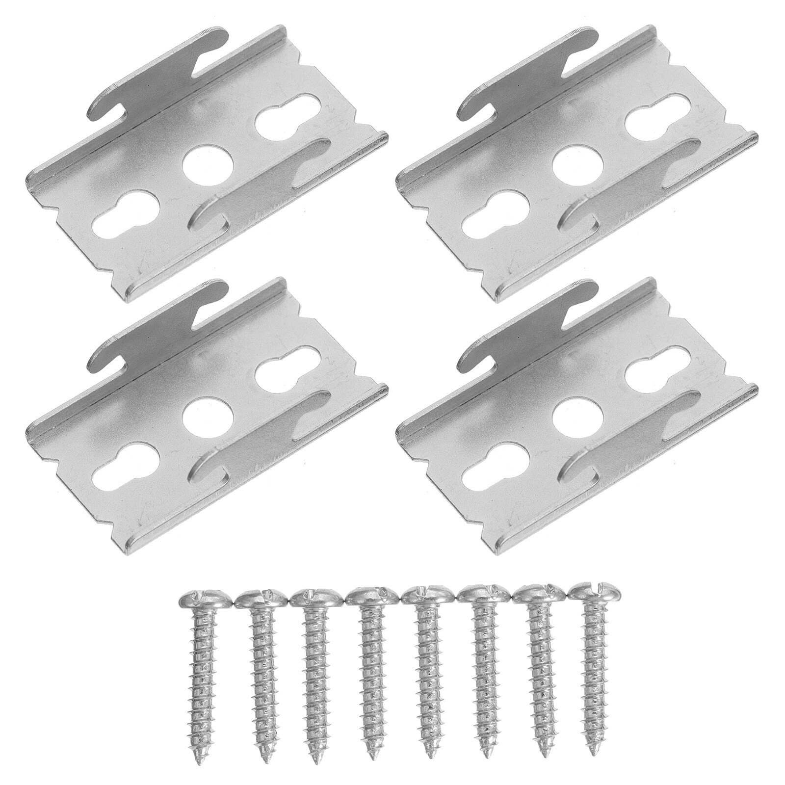 2 sets Curtain Rod Brackets Curtain Rod Mount Brackets Curtain