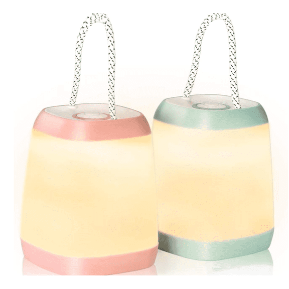 2 sets of LED camping lights, 3 modes of battery powered LED camping lights, portable night lights for tents, hiking, emergency, backpacks, indoor and outdoor use