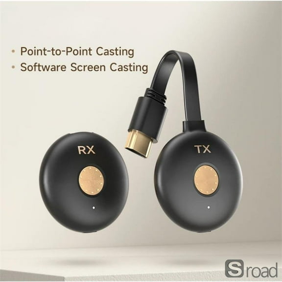 2 sets,Wireless HDMI Compatible Transmitter And Receiver Extender Kit, Display Adapter Dongle For Laptops Netflix PS TV Projector