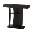 thumbnail image 1 of 2-shelf Rectangular Console Table Cappuccino, 1 of 2