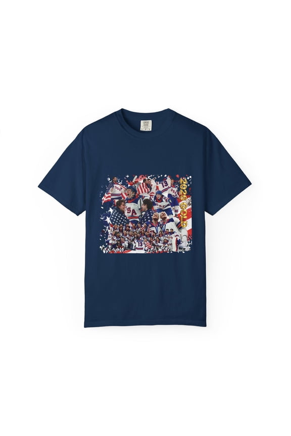 2 side USA Mens Olympic Hockey T-shirt | World Champions EST. 2026;