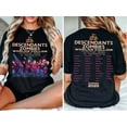 thumbnail image 1 of 2-sided Descendants Zombies World Tour Shirt, Disney The Rise Of Red Characters Shirt, Descendants Concert Tee, 1 of 5