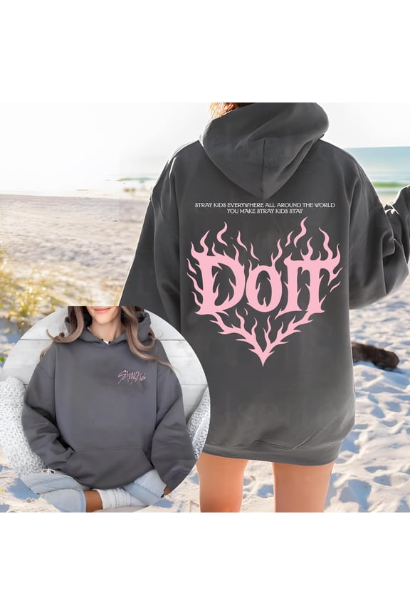 2 sided Retro Stray Kids DO IT TrackList Hoodie, SKZ It Tap , Stray Kids Do It Shirt, Stray Kids Kpop Shirt, Domiate World