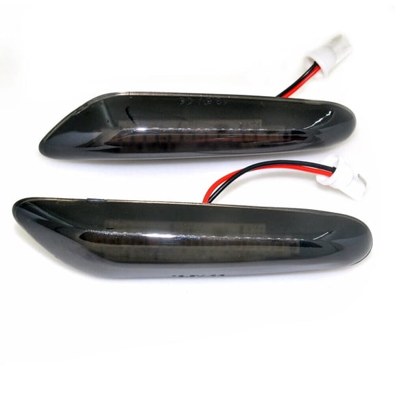 2 smoked LED side lights for BMW E87 E88 E92 E93 X1 E84 X3 E83 X5 E53