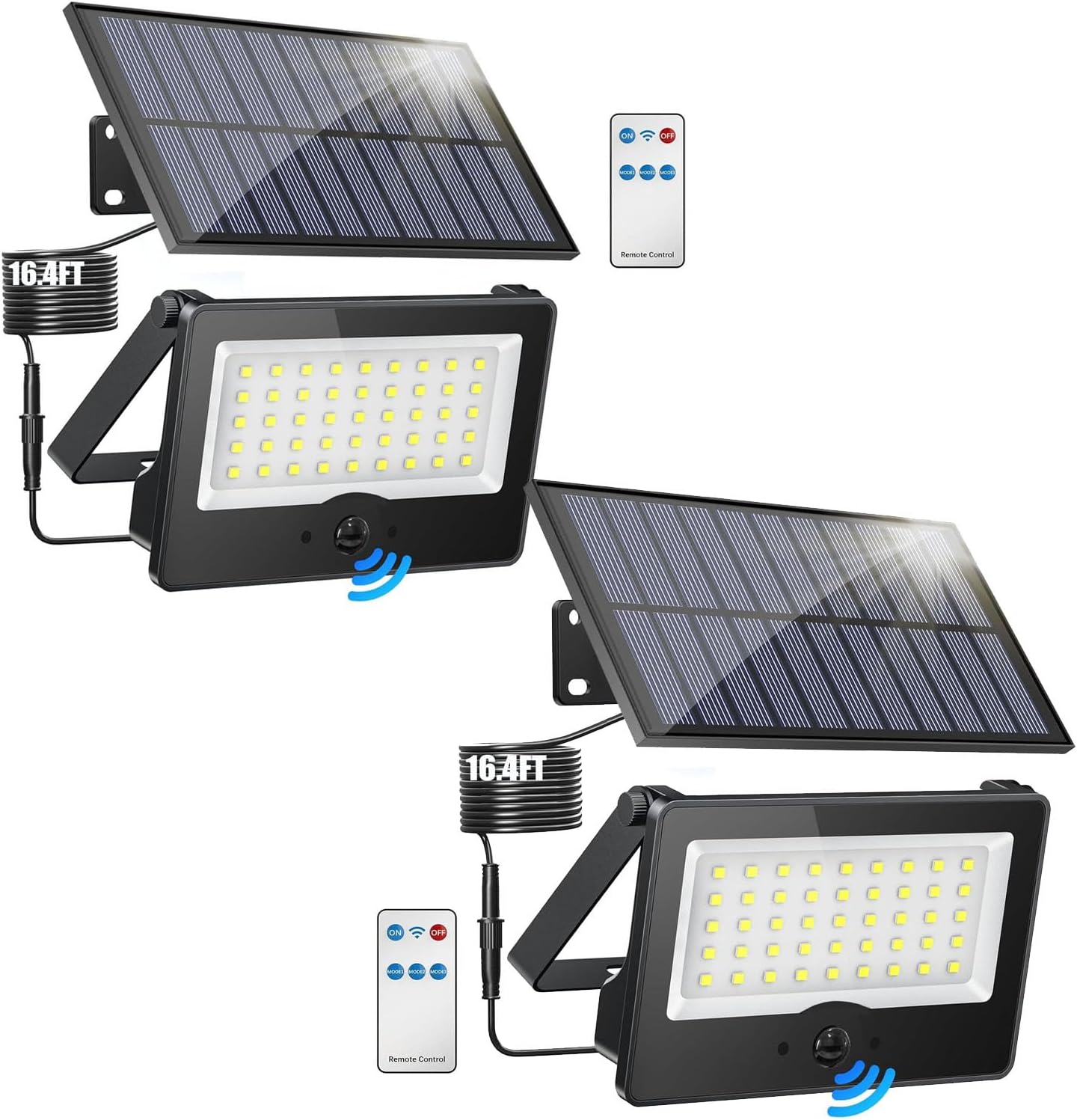 Curated visual reference: Visual Reference: 2 Solar Outdoor Wall Lights 20 Motion Sensing Security Lights