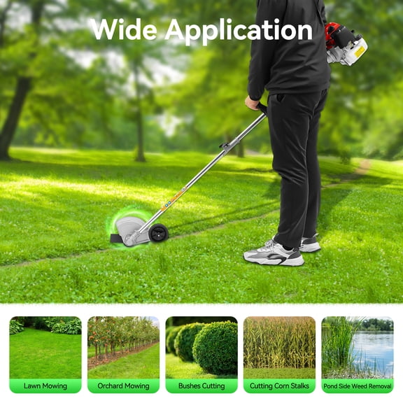 2-stroke 43CC Weed Wacker Weed Eater Lawn Edger Grass Trimmer Tools for Garden Yard