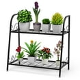 thumbnail image 1 of 2-tier Patio Metal Plant Stand, 1 of 9