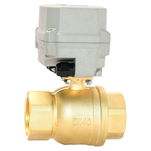 2 way 2" Brass Proportional Modulating Electric ball valve,Control Voltage 0-10V