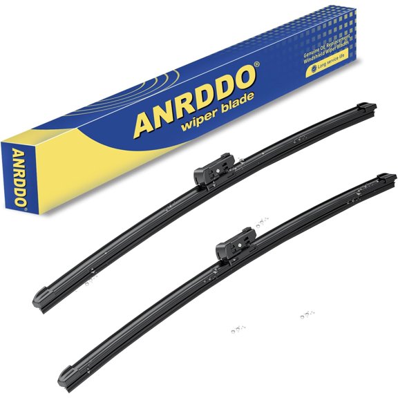 2 wipers Replacement For 2010 2011 2012 2013 2014 2015 2016 2017 GMC Terrain Chevy Equinox Original Equipment Windshield Wiper Blades Set - 24"+17" (Set of 2) Top Lock