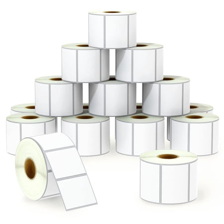 2" x 1.5" (51 mm x 38 mm) UPC Barcode & Address Labels Compatible with Zebra & Rollo Label Printer,Premium Adhesive & Perforated [16 Rolls, 16000 Labels]