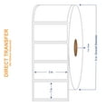 thumbnail image 1 of 2" x 1" White Direct Print Thermal Labels, 2300 per roll (4 Rolls per Carton), 1 of 1
