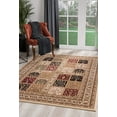 thumbnail image 1 of 2â€™ x 10â€™ Cream Traditional Decorative Runner Rug, 1 of 9
