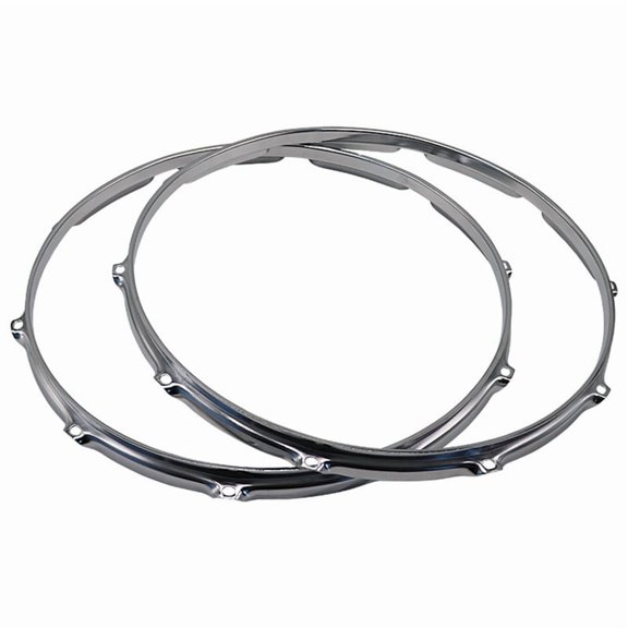 2 x 10 Hole Drum Hoop-Silver