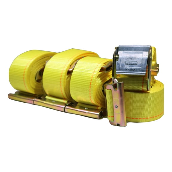 2" x 12 Ft Interior Van Cam Buckle E-Track Strap w/ Spring E Fittings 4 PACK