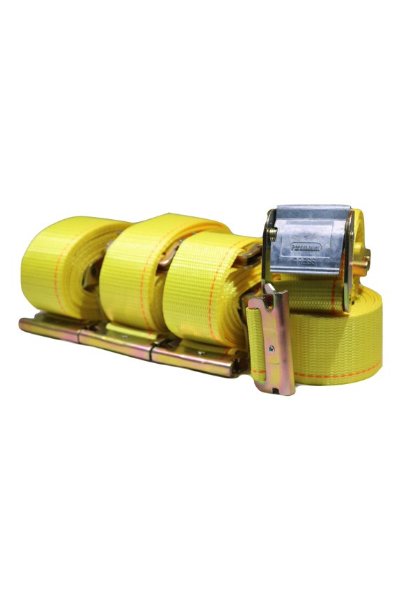 2" x 12 Ft Interior Van Cam Buckle E-Track Strap w/ Spring E Fittings 4 PACK