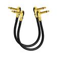 thumbnail image 1 of 2 x 12 inch -Mogami 2524- Pedal,Effects, Patch, instrument cable Gold connectors, 1 of 6