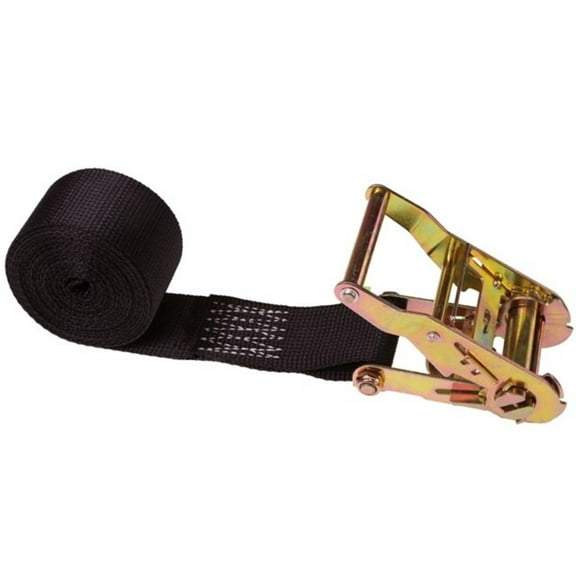 2" x 15' Black Endless Ratchet Strap
