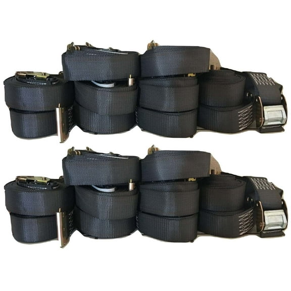 2" x 16 Ft Interior Van Cam Buckle Strap w/ Spring E Fittings 20 PACK | C16E