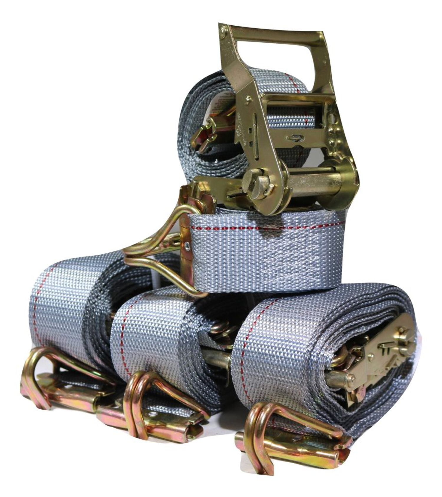2" x 16 Ft. Ratchet Strap w/ Spg E & Wire J for Hook For E & F-Tracks 200 PACK | R16EW