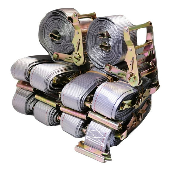 2"x 16 ft. Logistic Van Ratchet E-Track Straps w/ Spring E Fittings | 200 PACK