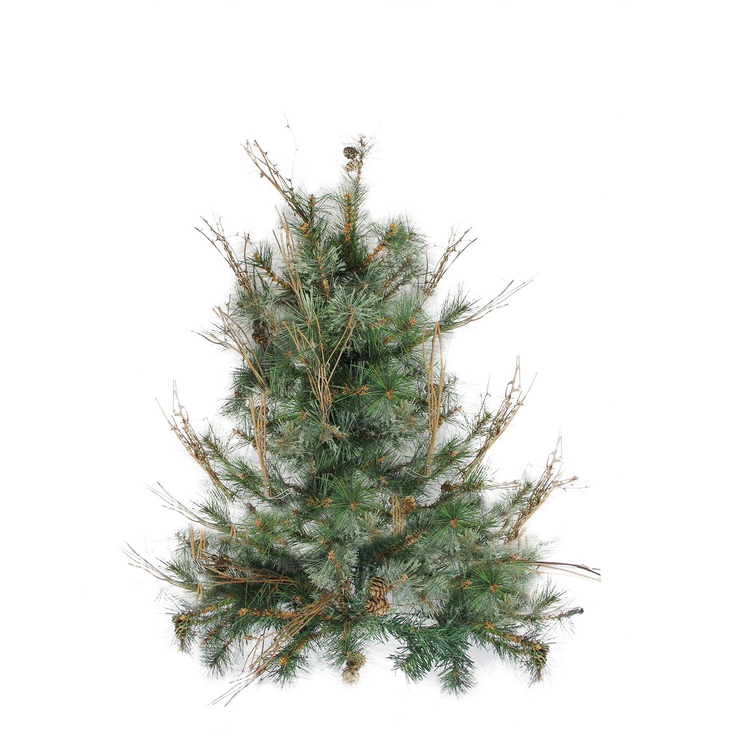 2' x 18" Country Mixed Pine Artificial Christmas Wall or Door Tree - Unlit