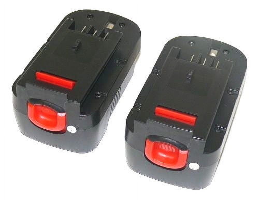 2 x 18V 2.0AH 2000mAh NiCd Slide Battery for Black Decker A1718 A18 Walmart