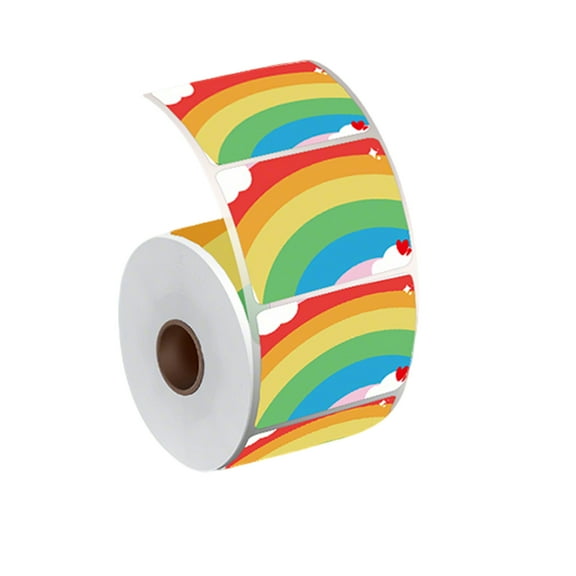 2" x 2" (40mm x 30mm) Direct Thermal Labels - 1 Roll, 230 Stickers/Roll, Compatible with Phomemo, Munbyn, Rollo, Xprinter,Marklife & More - for Barcode, Price Tags, Shipping, Logo Desig