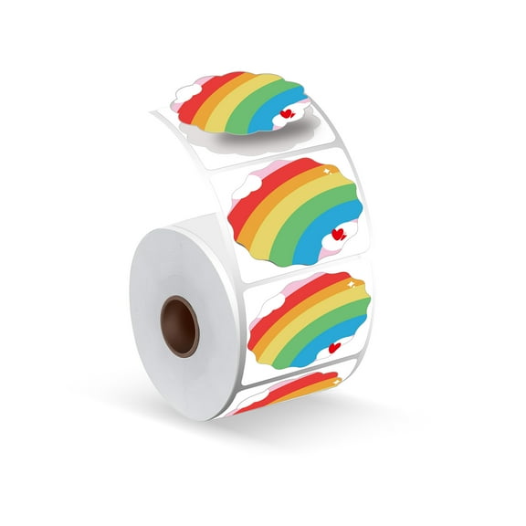 2" x 2" (50mm x50mm) Direct Thermal Labels - 1 Roll, 140 Stickers/Roll, Compatible with Phomemo, Munbyn, Rollo, Xprinter,Marklife & More - for Barcode, Price Tags, Shipping, Logo Desig