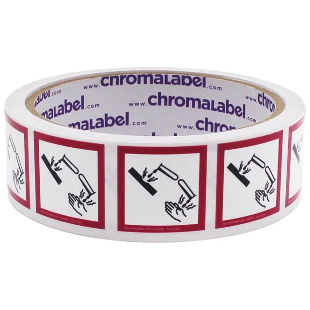 2 x 2 Permanent Durable Square D O T Hazard Labels GHS05: Corrosive 2 x 2 Permanent Durable Square D O T Hazard Labels GHS05: Corrosive