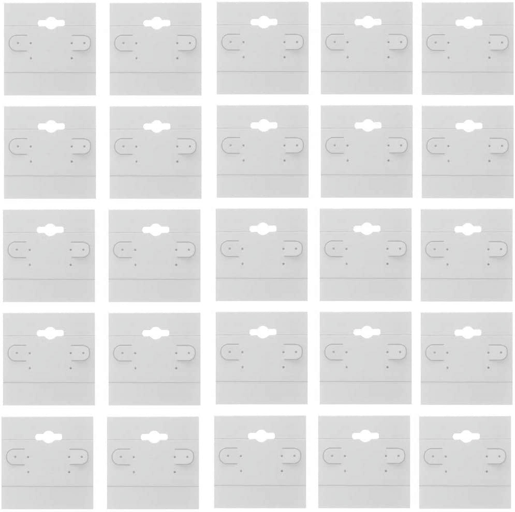 2-x-2-plain-white-hanging-earring-cards-jewelry-display-plain-white-showcase-plastic-card-walmart-com for Free Printable Earring Display Cards 2