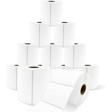 2" x 2" Square Direct Thermal Shipping Address Labels Multipurpose QR Codes Barcodes Stickers for Zebra 2844 & Rollo Desktop Label Printer ( 700 Labels/Roll ) 1 Roll