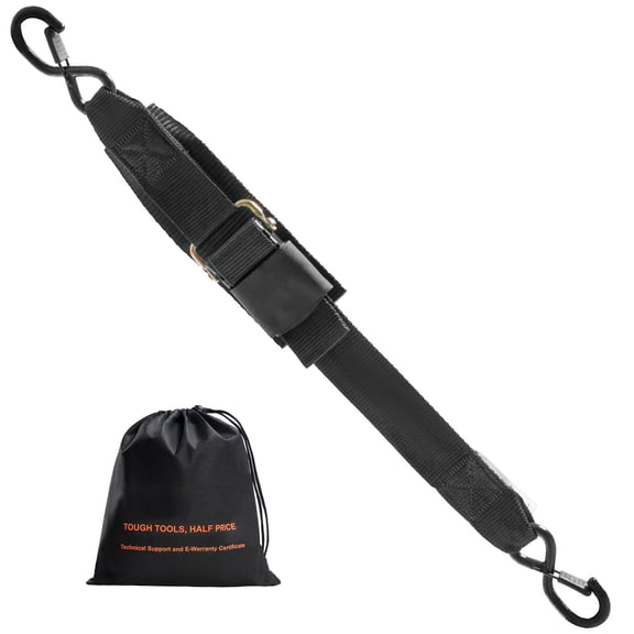 Retractable Ratchet Tie Down Straps 2 Pack 2 in x 2 ft Heavy Duty with Security Lock S Hooks, 1500 lbs Break Strength for Trailers, Vehicles, Boats, Cargo Transport and Securing Loads Safely