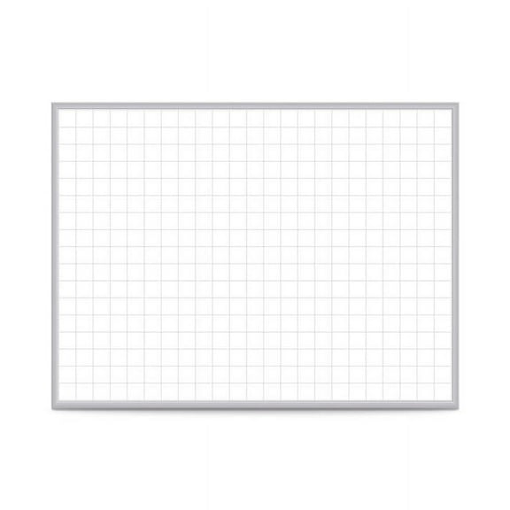 2 x 2 in. Grid Magnetic Whiteboard, 4 x 8 ft.