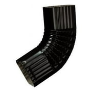 2 x 2 x 3 in. Aluminum B Downspout Elbow, Black