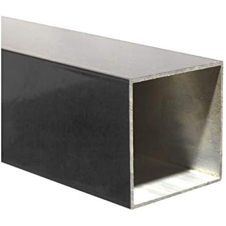 2"x 2"x 7' Universal Black Aluminum Square Fence Post | Black Fence and Gate Post | Single Pack$$Tools & Hardware Other